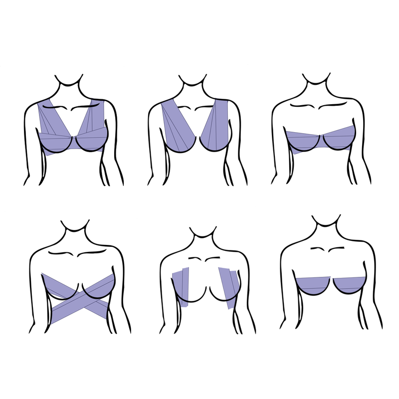 How to Use Boob Tape: A Step-by-Step Guide for Perfect Cleavage – Inodes  Cosmetics